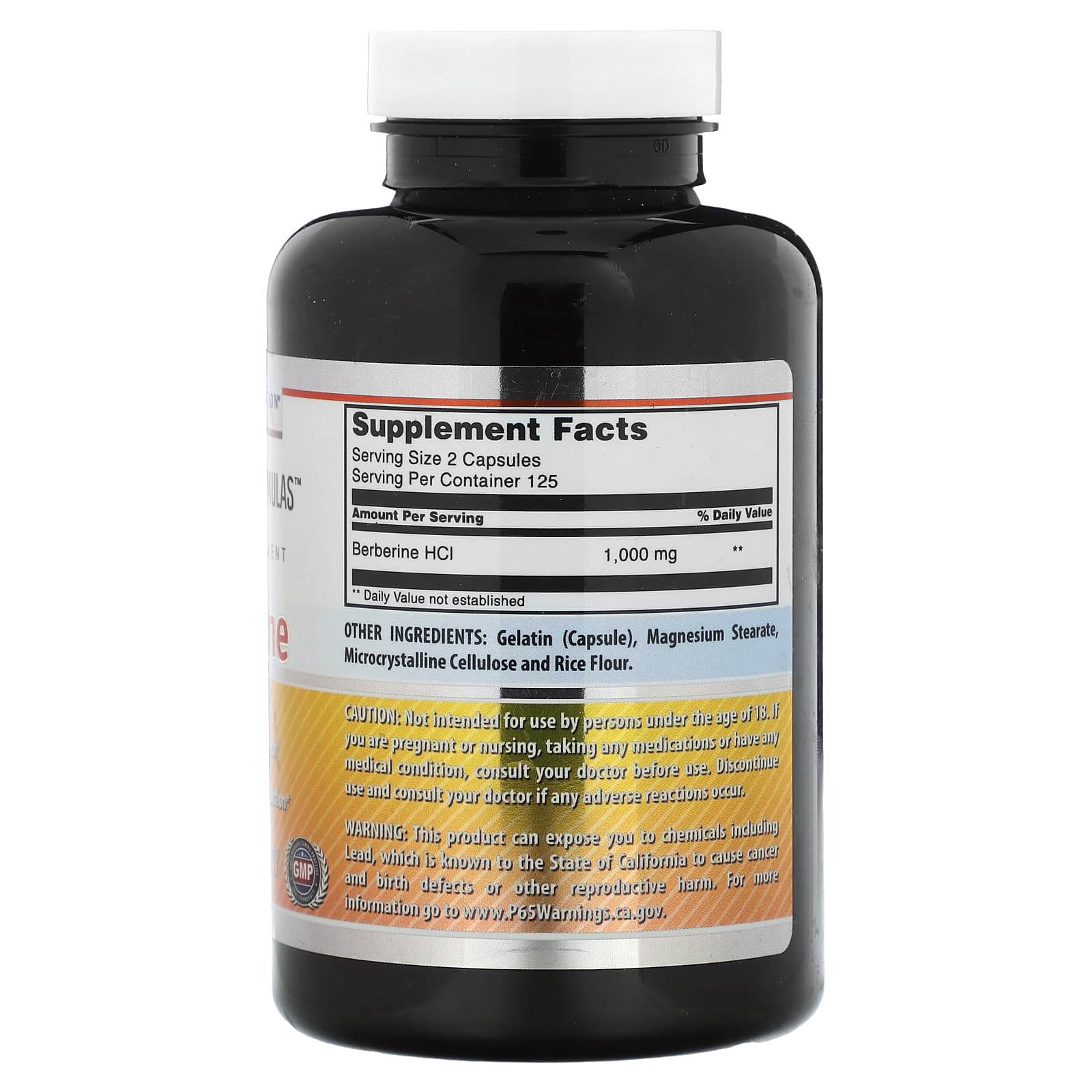 Amazing Nutrition Berberine Mg Capsules