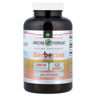 Amazing Nutrition, Berberina, 250 cápsulas (500 mg por cápsula)