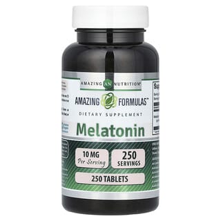 Amazing Nutrition, Melatonina, 10 mg, 250 comprimidos