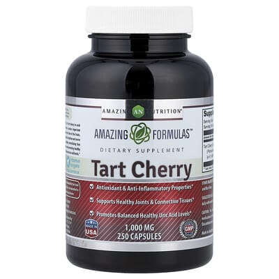 Amazing Nutrition, Tart Cherry, 250 Capsules (250 mg per capsule)