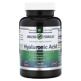 Amazing Nutrition, Hyaluronic Acid, 100 mg, 250 Capsules