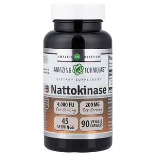 Amazing Nutrition, Nattokinase, 90 capsules végétariennes (100 mg par capsule)