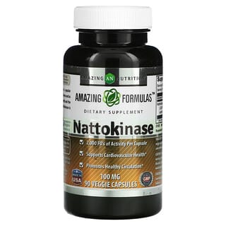 Amazing Nutrition, Nattokinase, 100 mg, 90 Cápsulas Vegetais