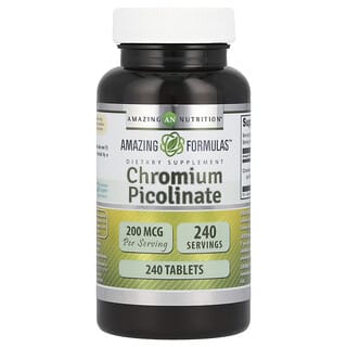 Amazing Nutrition, Pikolinian chromu, 200 µg, 240 tabletek