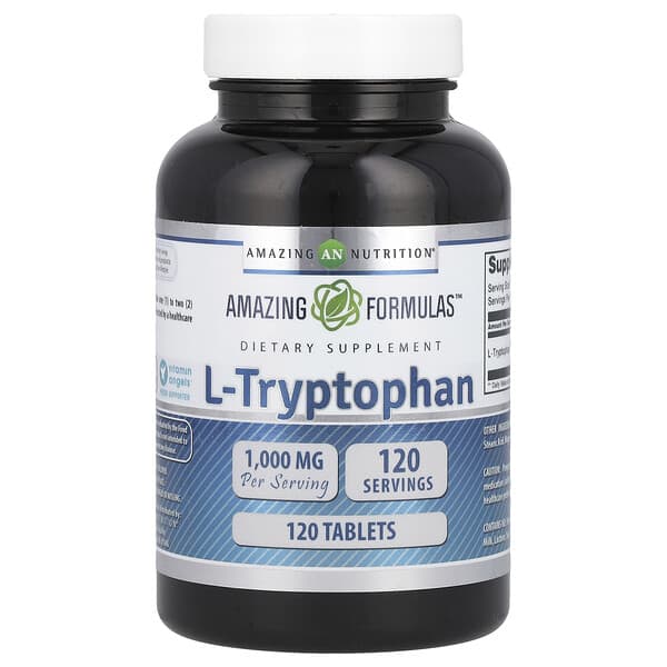 L-Tryptophan, 1,000 mg, 120 Tablets