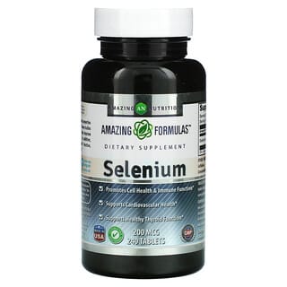Amazing Nutrition, Selenio, 200 mcg, 240 comprimidos