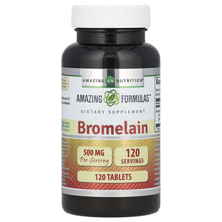 Amazing Nutrition, Bromelaína, 500 mg, 120 comprimidos