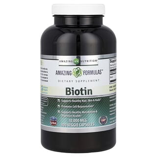 Amazing Nutrition, Biotina, 10.000 mcg, 400 cápsulas vegetales