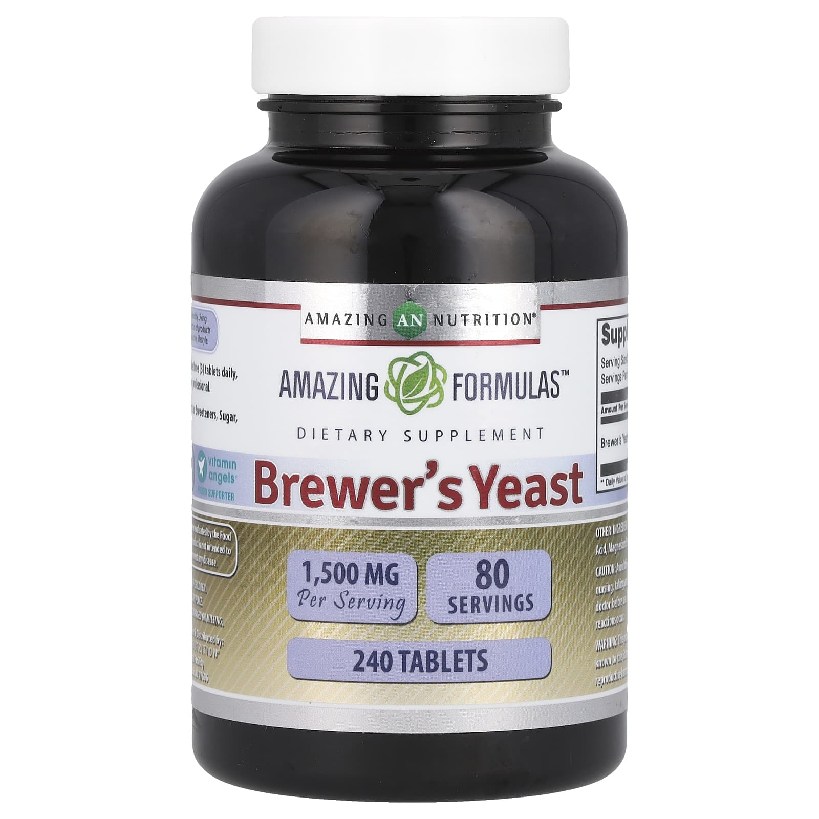 Levadura de cerveza, 240 comprimidos (500 mg por comprimido)