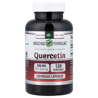 Amazing Nutrition, Quercetina, 500 mg, 120 cápsulas vegetales