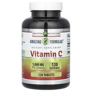 Amazing Nutrition, Vitamina C, 1000 mg, 120 comprimidos