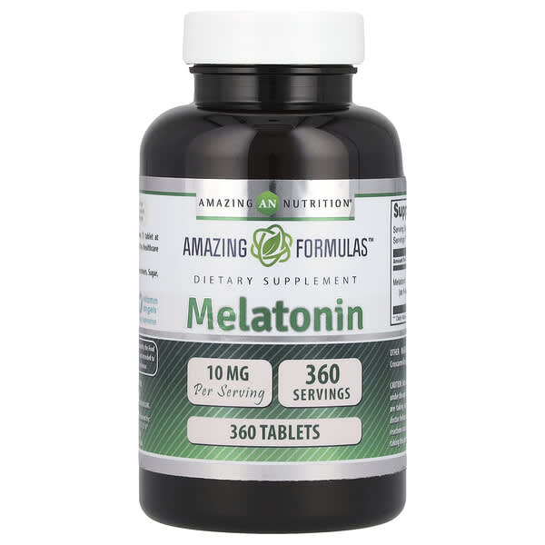 Amazing Nutrition Melatonin, 10 mg, 360 Tablets