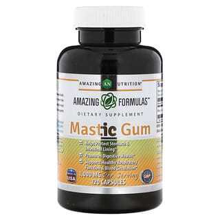 Amazing Nutrition, Mastic Gum, Mastix, 1.000 mg, 120 Kapseln (500 mg pro Kapsel)