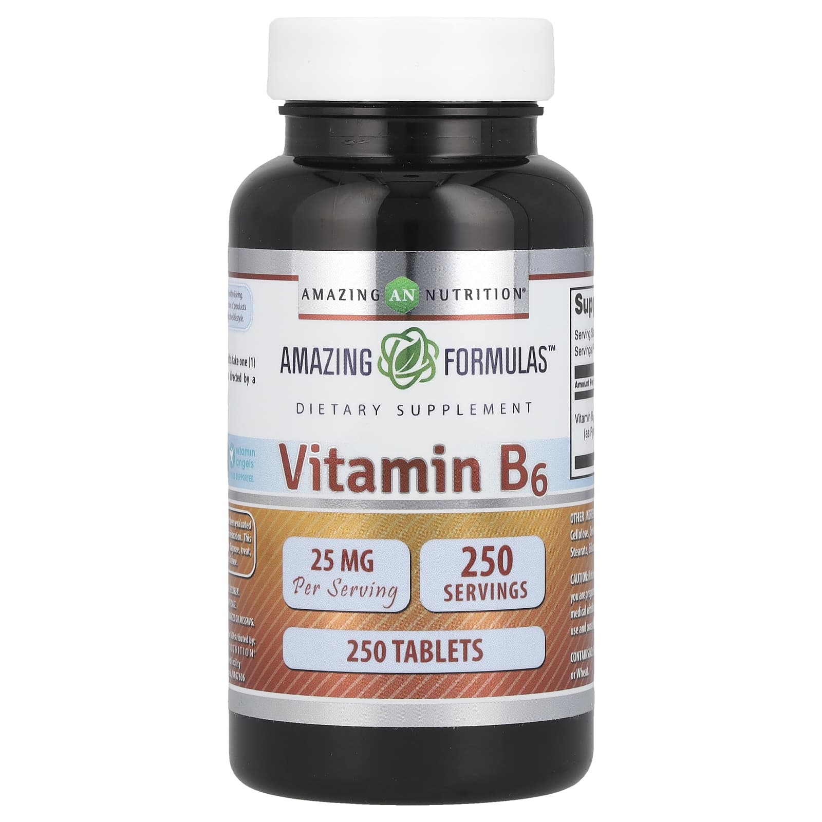 ビタミンB6、25mg、250粒