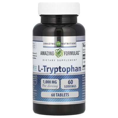 Amazing Nutrition, L-Tryptophan, 1000 mg, 60 Tablets