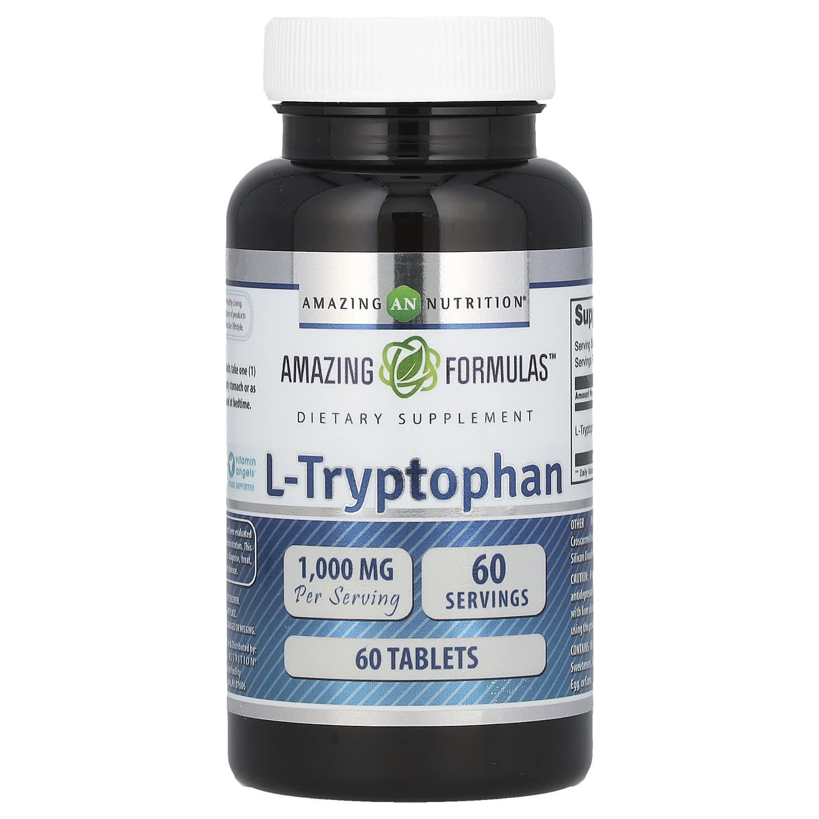 Amazing Nutrition L Tryptophan 1000 Mg 60 Tablets 7041