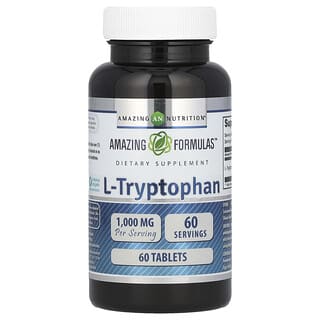 Amazing Nutrition, L-triptófano, 1000 mg, 60 comprimidos