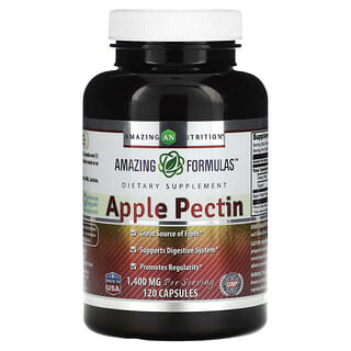 Amazing Nutrition, Pectina de manzana, 700 mg, 120 cápsulas
