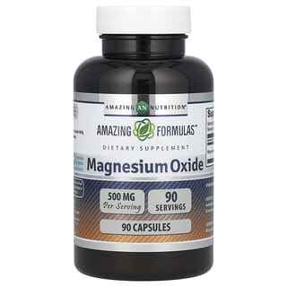 Amazing Nutrition, Oxyde de magnésium, 500 mg, 90 capsules