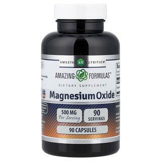 Amazing Nutrition, Оксид магния, 500 мг, 90 капсул