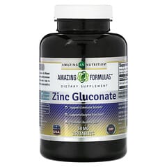 Amazing Nutrition, Глюконат цинка, 50 мг, 250 таблеток
