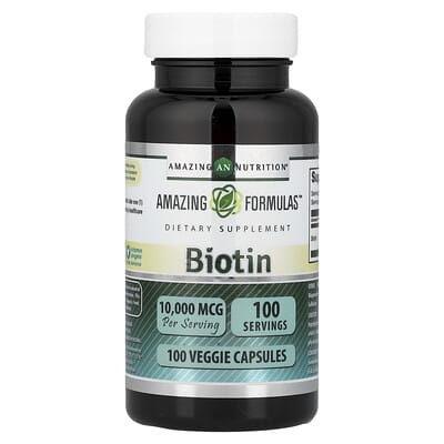 Amazing Nutrition, Biovitamin, 10,000 mcg, 100 Vegetarian Capsules