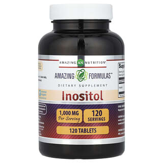 Amazing Nutrition, Inositol, 1000 mg, 120 comprimidos