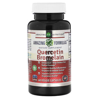 Amazing Nutrition, Quercetina y bromelaína`` 60 cápsulas vegetales