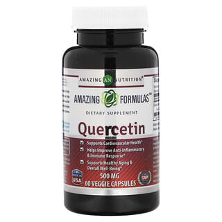 Amazing Nutrition, Quercetin, 500 mg, 60 Veggie Capsules