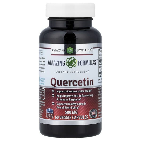 Quercetin, 500 mg, 60 Veggie Capsules