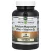 Calcio, magnesio y zinc + vitamina D3, 150 comprimidos