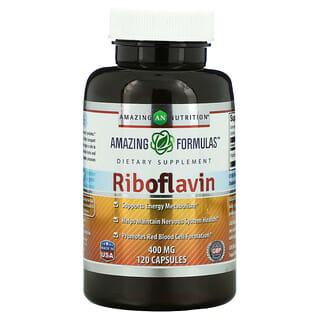 Amazing Nutrition, Riboflavin, 400 mg, 120 Kapseln