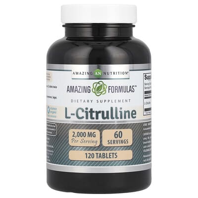 Amazing Nutrition, L-Citrulline, 2000 mg, 120 Tablets (1000 mg each tablet)