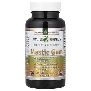 Amazing Nutrition, Mastic Gum, Mastix, 60 Kapseln (500 mg pro Kapsel)