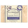 A La Maison de Provence, Sabonete para Mãos e Corpo, Flores de Lavanda, 250 g (8,8 oz)