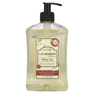 A La Maison de Provence, Sabonete Líquido para Mãos e Corpo, Chá Branco, 500 ml (16,9 fl oz)