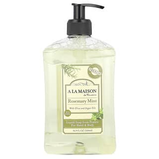 A La Maison de Provence, Liquid Soap For Hand & Body, Rosemary Mint, 16.9 fl oz (500 ml)