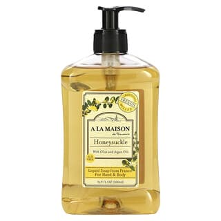 A La Maison de Provence, Liquid Soap For Hand & Body, Honeysuckle, 16.9 fl oz (500 ml)