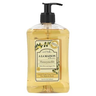 A La Maison de Provence, Sabonete líquido para mãos e corpo, madressilva, 16,9 fl. oz. (500 mL)