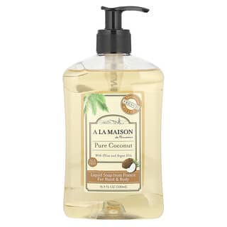 A La Maison de Provence, Liquid Soap for Hand & Body, Flüssigseife für Hände und Körper, pure Kokosnuss, 500 ml (16,9 fl. oz)