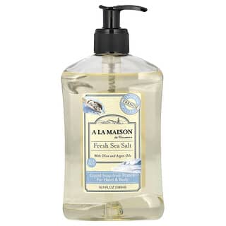 A La Maison de Provence, Hand and Body Liquid Soap, Fresh Sea Salt, 16.9 fl oz (500 ml)