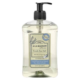 A La Maison de Provence, Liquid Soap, For Hand & Body, Fresh Sea Salt, 16.9 fl oz (500 ml)