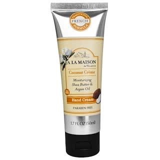 A La Maison de Provence, Hand Cream. Coconut Creme, 1.7 fl oz (50 ml)