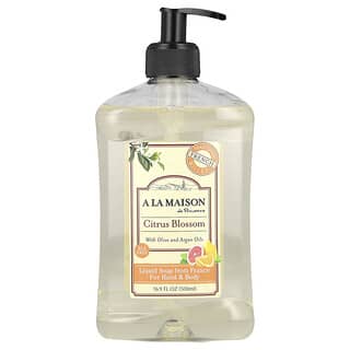 A La Maison de Provence, Hand & Body Liquid Soap, Flüssigseife für Hände und Körper, Zitrusblüte, 500 ml (16,9 fl. oz.)