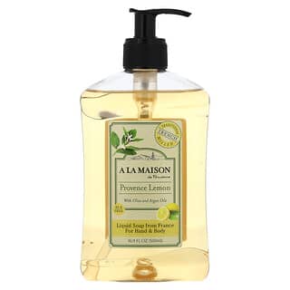 A La Maison de Provence, Жидкое мыло для рук и тела, прованский лимон, 500 мл (16,9 жидк. Унции)