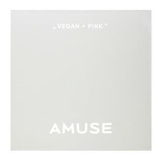 Amuse, Paleta vegana transparente para ojos, 02 rosas brillantes, 1,6 g (0,05 oz) cada una