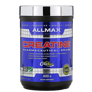 ALLMAX, Creatina en polvo, monohidrato de creatina 100 % puro y micronizado, creatina de grado farmacéutico, 14.11 oz (400 g)