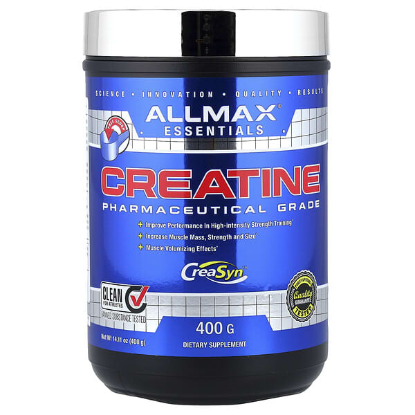 ALLMAX, Creatina, Calidad farmacéutica, Sin sabor, 400 g (14,11 oz)