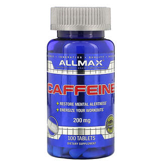 ALLMAX, Koffein, 200 mg, 100 Tabletten