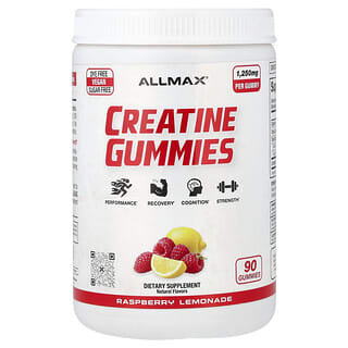 ALLMAX, жевательные таблетки с креатином, малиновый лимонад, 1250 мг, 90 жевательных таблеток